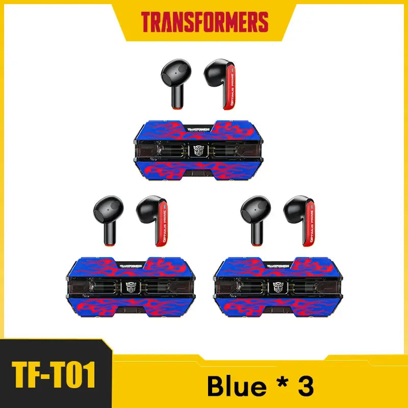 Transformers-auriculares TF-T01 TWS, inalámbricos por Bluetooth 5,3, de baja latencia, estéreo HIFI, para videojuegos y música, modo Dual - La zona Apple