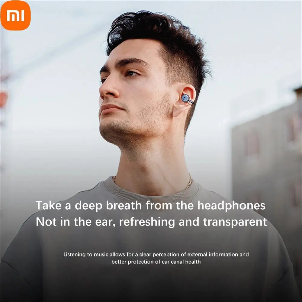 Auriculares Xiaomi con Bluetooth 5,3, audífonos TWS con micrófono, conducción ósea - La zona Apple
