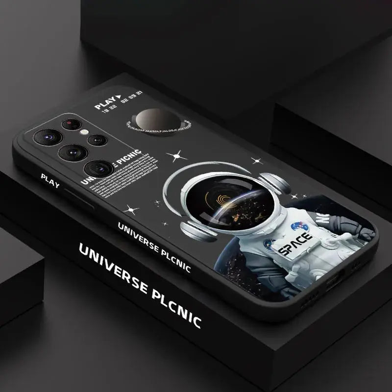 Funda de Silicona con Diseño de Ángel Astronauta para Samsung Galaxy - La zona Apple