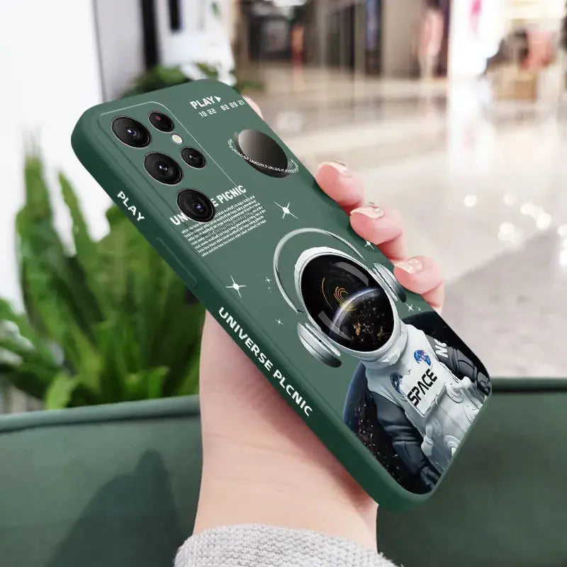 Funda de Silicona con Diseño de Ángel Astronauta para Samsung Galaxy - La zona Apple