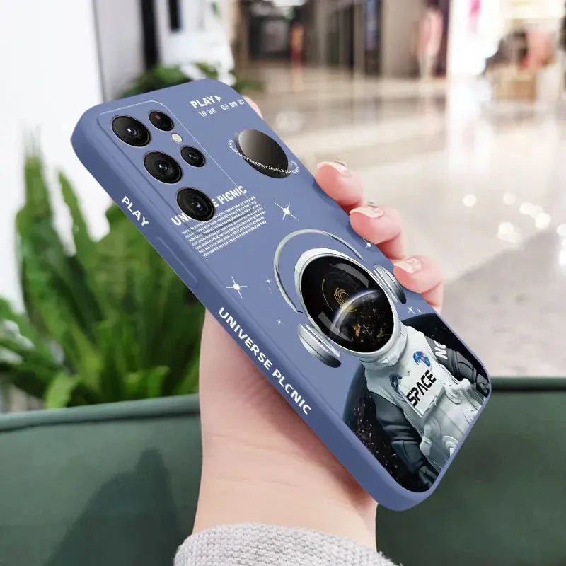 Funda de Silicona con Diseño de Ángel Astronauta para Samsung Galaxy - La zona Apple