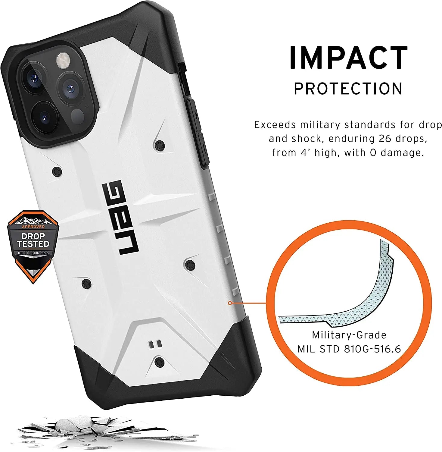 Urban Armor Gear UAG Pathfinder Funda Compatible Apple iPhone 14 / iPhone 13... C.G.XXI