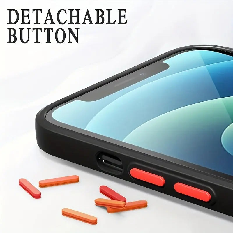 2pcs Funda para Teléfono Móvil con Sensación de Piel Material PC Adecuada para iPhone 11 13 12 14 15 Pro Max Mini Funda Antigolpes para Teléfono Móvil Adecuada para iPhone XS Max X XR 6 15 7 8 Plus - La zona Apple