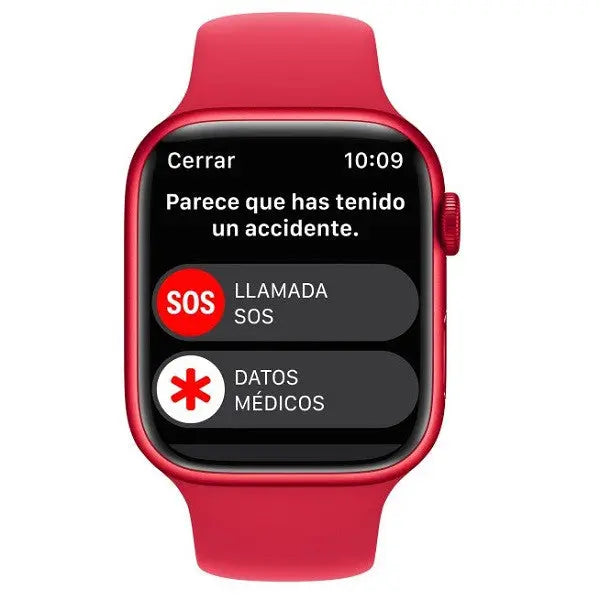 APPLE WATCH SERIE 8 41MM ALUMINIO SPORT BAND ROJO C.G.XXI
