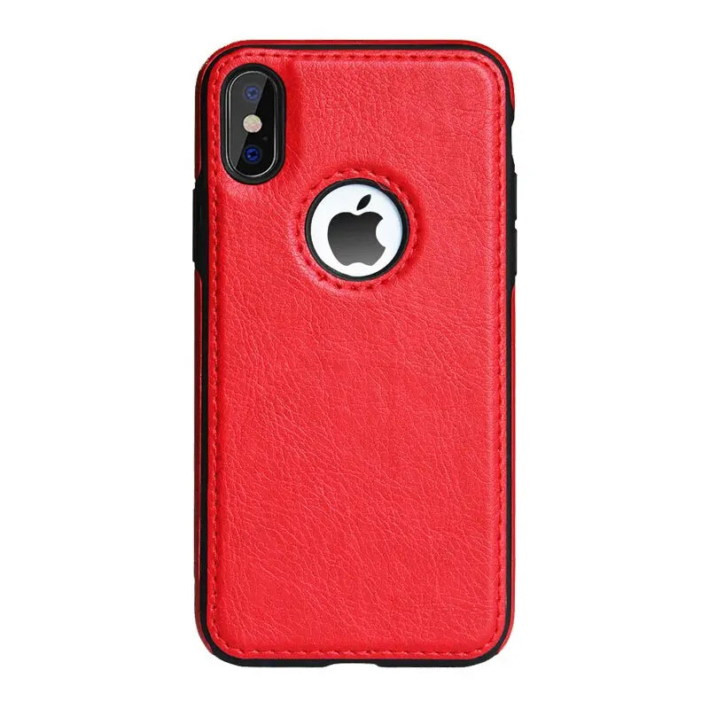 Slim PU Leather Case for iPhone La zona Apple