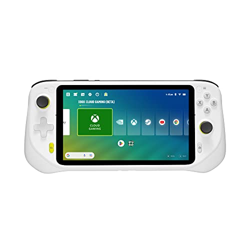 Logitech G Cloud Gaming Handheld, Consola Portátil con Batería de Larga Duración, Pantalla Táctil 1080P de 7 in, diseño ligero, Xbox Cloud Gaming, NVIDIA GeForce NOW, Google Play, Enchufe EU, Blanco - La zona Apple
