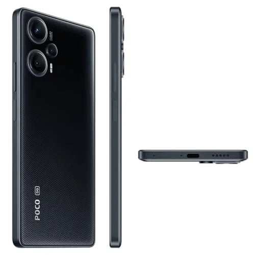 Xiaomi Poco F5 Teléfono inteligente 12 GB y 256 GB Snapdragon 7+ Gen 2, 6,67 pulgadas, pantalla AMOLED, 120 Hz, batería de 5000 mAh, 67 W, cámara de carga rápida de 64 MP, versión global, negro - La zona Apple