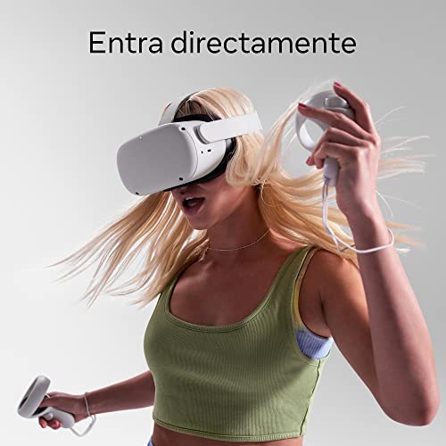 Meta Quest 2 - Gafas de realidad virtual avanzada, todo en uno, 128 GB - La zona Apple
