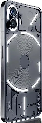 Nothing Phone (2): 256GB+12GB RAM, Glyph Interface, Nothing OS 2.0, cámara doble 50MP, OIS,pantalla LTPO OLED 6,7”, batería 4700 mAh, resistente al agua IP54, Android Móvil libre , Gris oscuro - La zona Apple