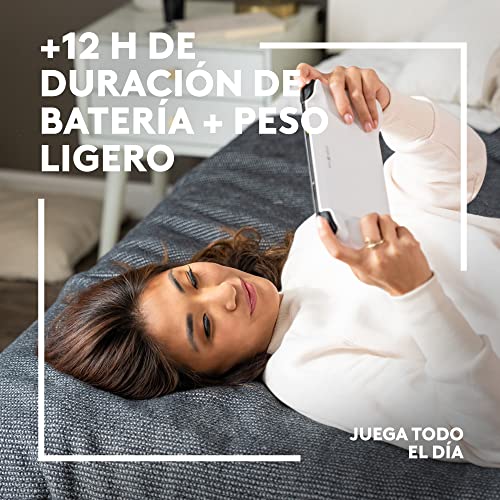 Logitech G Cloud Gaming Handheld, Consola Portátil con Batería de Larga Duración, Pantalla Táctil 1080P de 7 in, diseño ligero, Xbox Cloud Gaming, NVIDIA GeForce NOW, Google Play, Enchufe EU, Blanco - La zona Apple