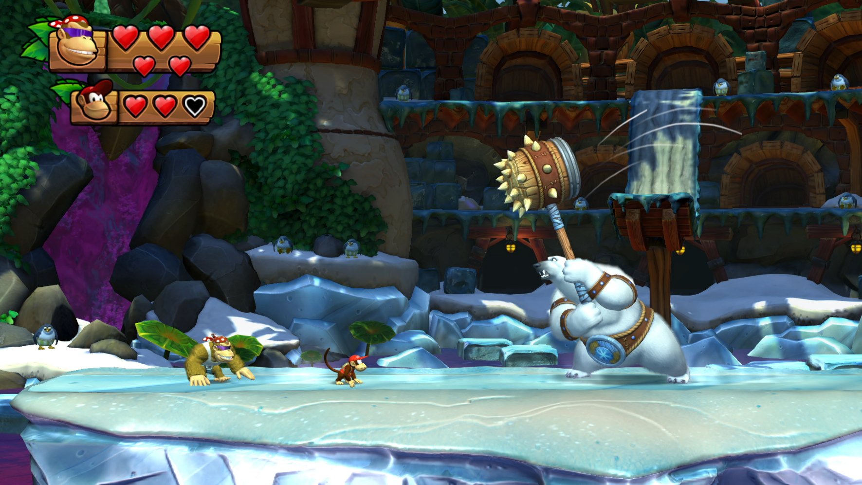 Donkey Kong Country: Tropical Freeze - La zona Apple