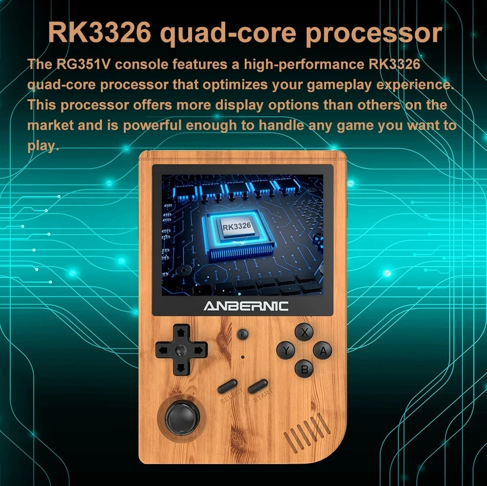 ANBERNIC Videoconsola Portátil Retro RG351V - La zona Apple