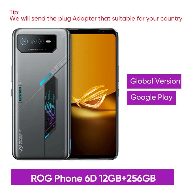 ASUSROG 6D MediaTek Dimensity 9 5G, versión Global, carga rápida de 65W - La zona Apple