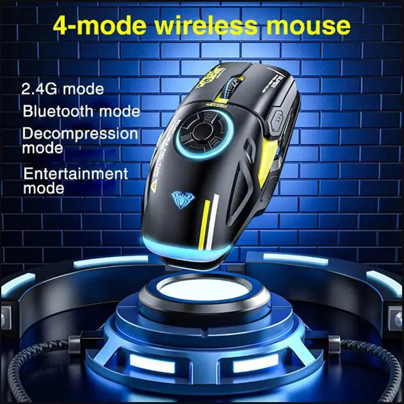 Raton inalámbrico H530 con cuatro modos de descompresión, giratorio, esports, RGBon - La zona Apple
