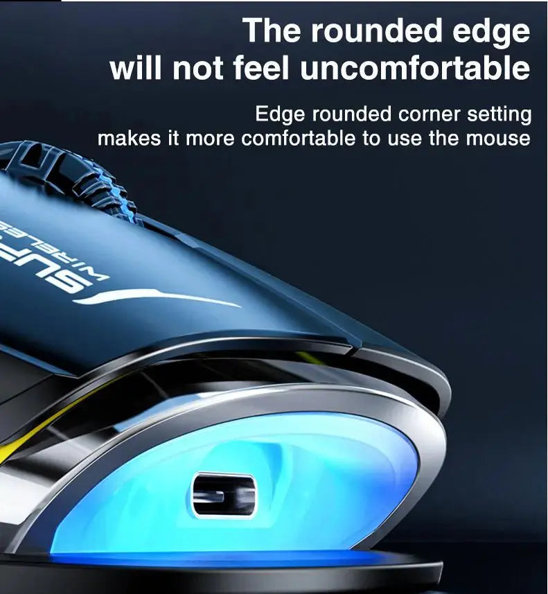 Raton inalámbrico H530 con cuatro modos de descompresión, giratorio, esports, RGBon - La zona Apple