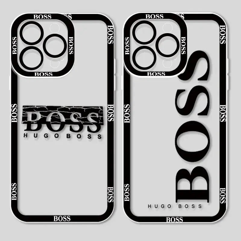 BO-SS de marca de moda para iPhone, 15, 14, 13, 12 mini, 11 Pro Max, 8 Plus, XR, XS, X, Ojos de Ángel, funda de teléfono de silicona líquida - La zona Apple
