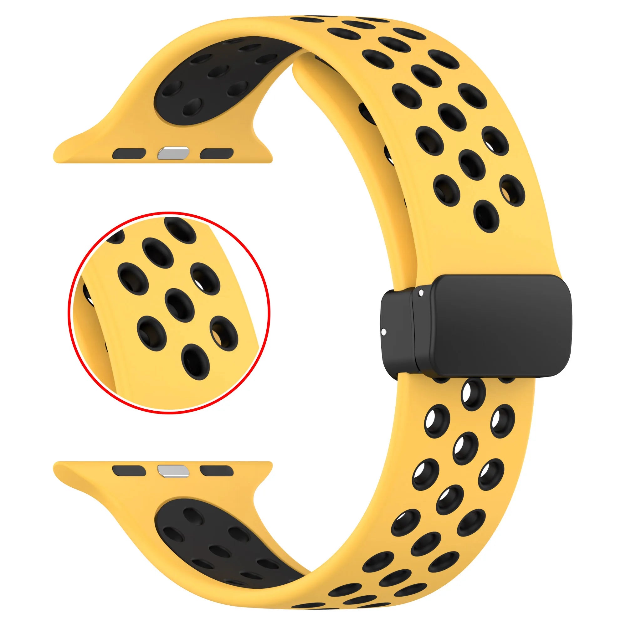 Banda magnética plegable D para Apple watch series 8 ultra 49mm 45mm 41mm 44mm 40m 42mm 38mm iWatch serie 7 6 se 5 - La zona Apple
