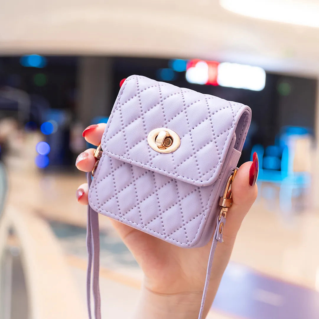 Bolso cruzado con correa de cuero PU para Samsung Galaxy Z Flip 5, 4, 3, 5G, Flip5 N2, - La zona Apple
