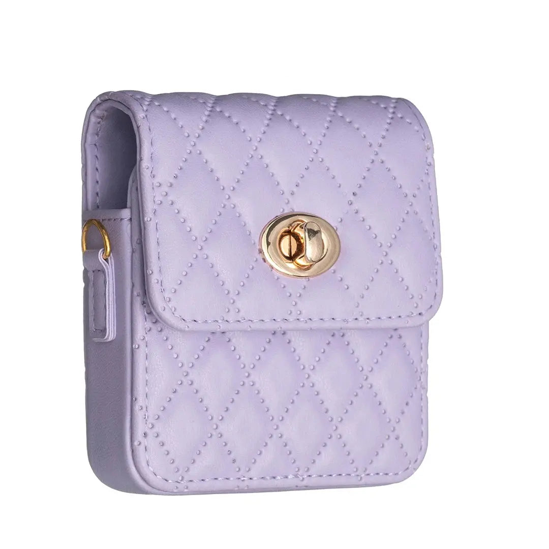 Bolso cruzado con correa de cuero PU para Samsung Galaxy Z Flip 5, 4, 3, 5G, Flip5 N2, - La zona Apple