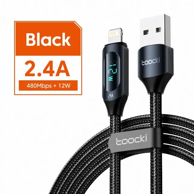 Cable carga rápida 36W USB tipo C a Lightning para iPhone iPad alidrosip