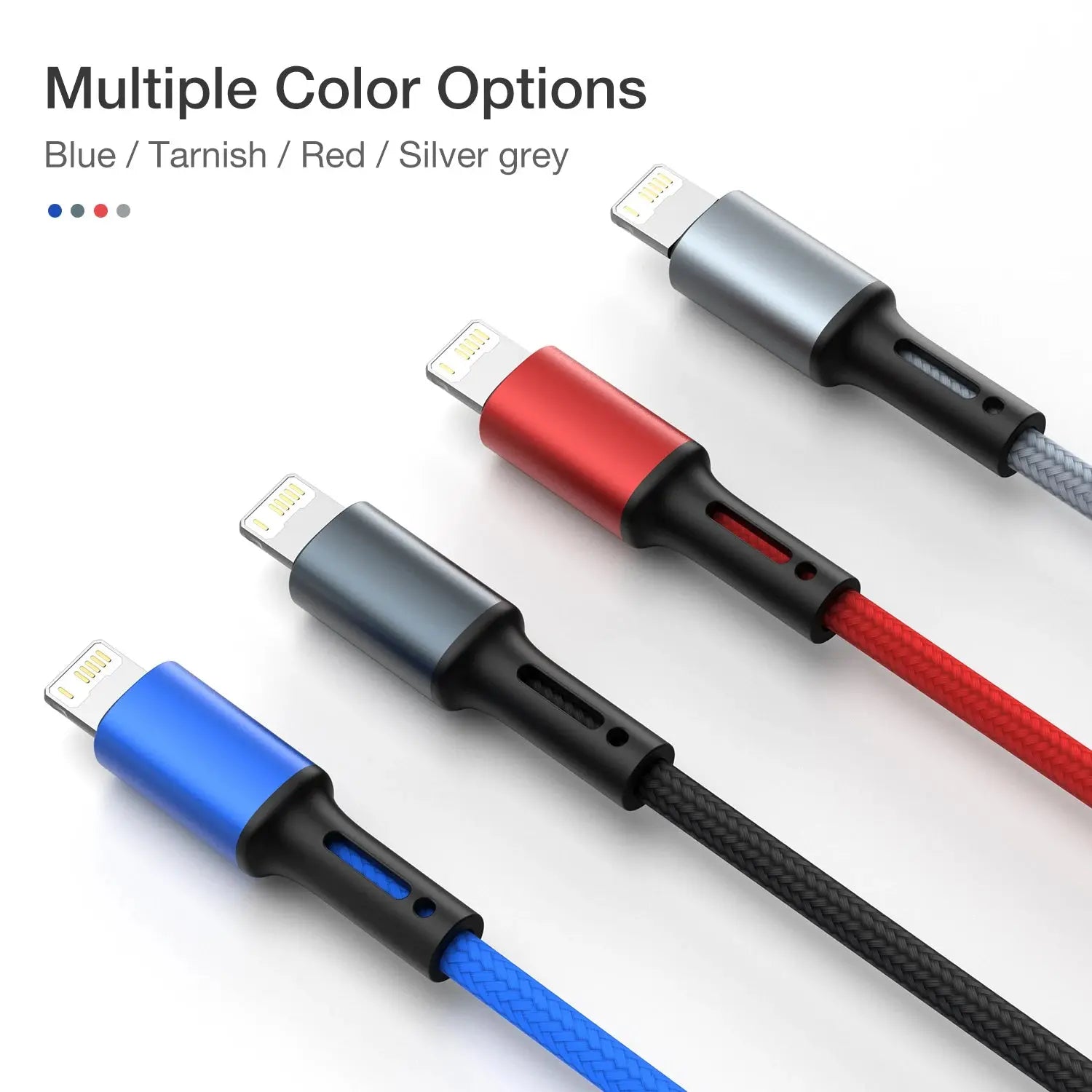 Cable USB de carga rápida para teléfono móvil, Cable de carga de datos de 3m para iPhone 13, 12, 11 Pro, X, Max, 6, 6s, 7, 8 Plus, Apple iPad Origin - La zona Apple