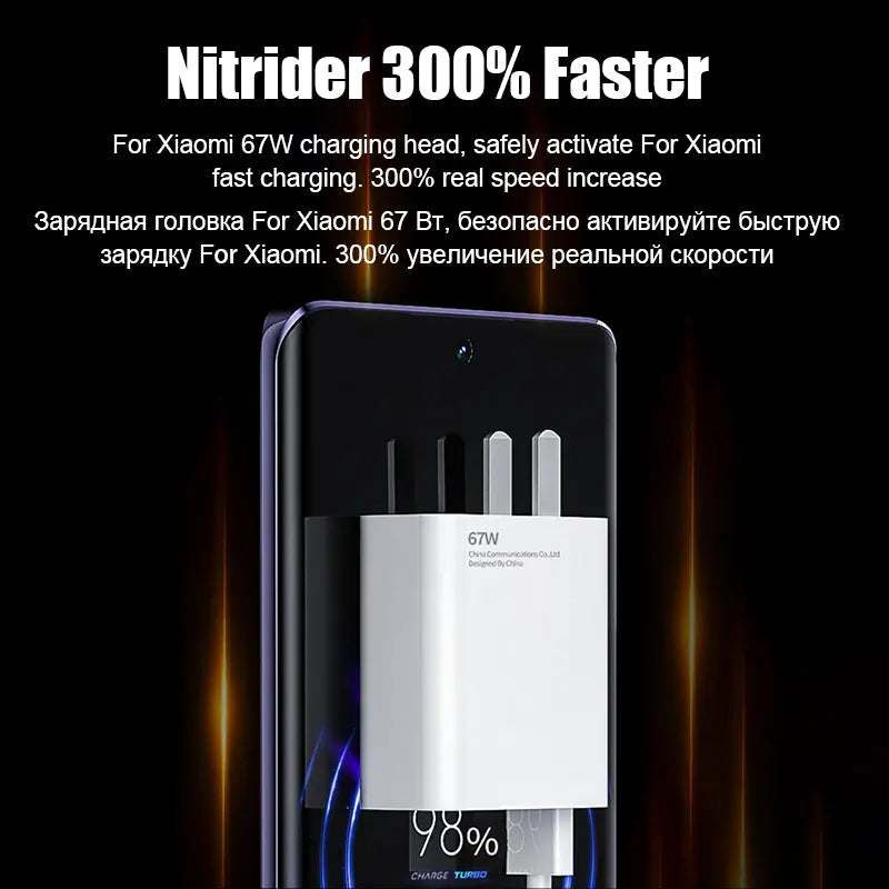 Cargador rápido de 67W para Xiaomi Mi 13, 12, 11, Ultra Lite, 12 T Pro, Cable USB tipo C, Note 12 Redmi, Turbo 11, 10 Pro alidrosip