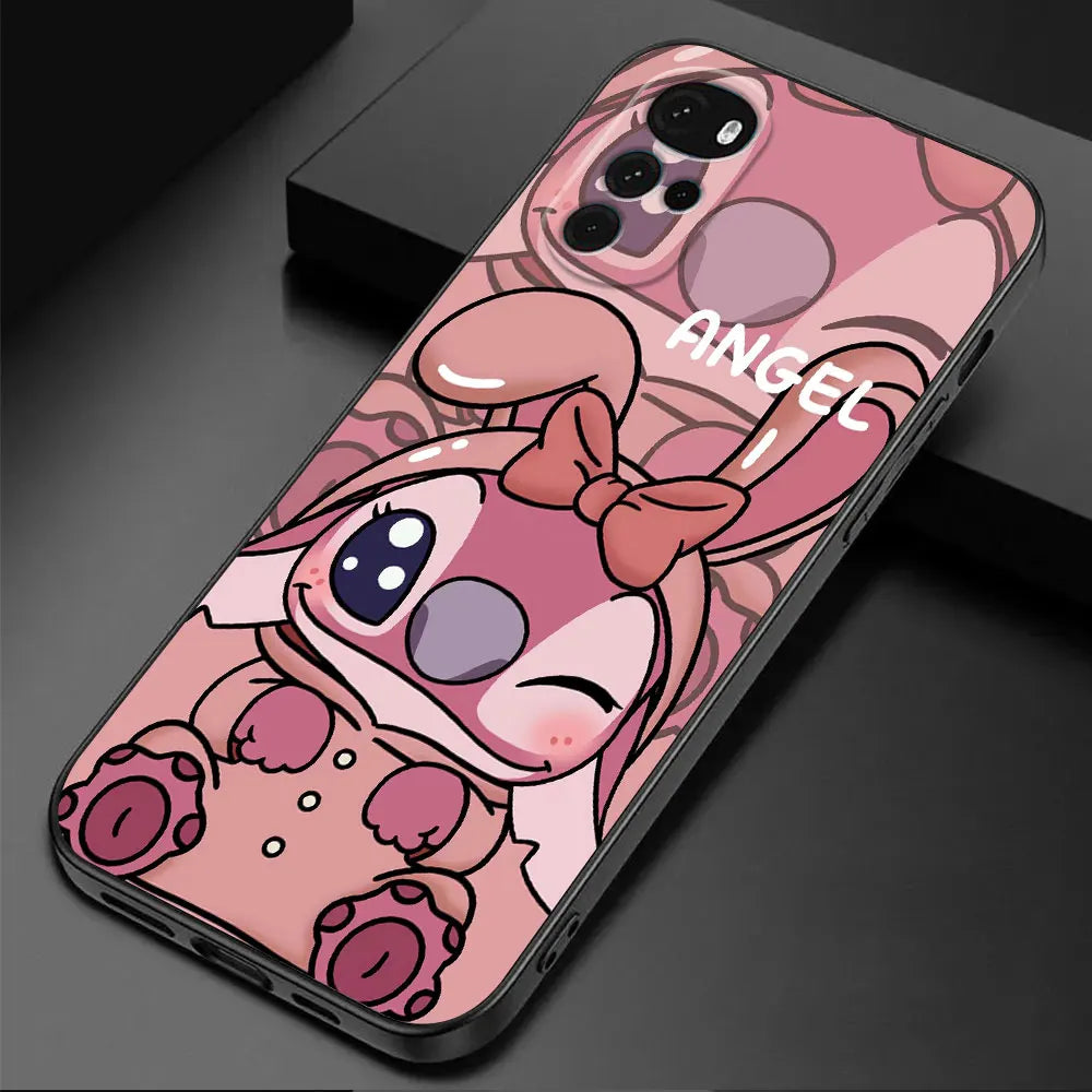 Protección Adorable para tu Motorola Moto: Funda de TPU Soft Lovers Lovely Stitch" - La zona Apple