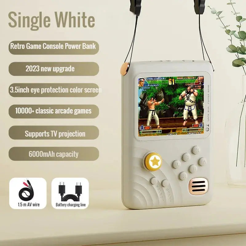 Consola Arcade de juegos con batería externa,  IPS , 3,5 mAh, 16 bits - La zona Apple