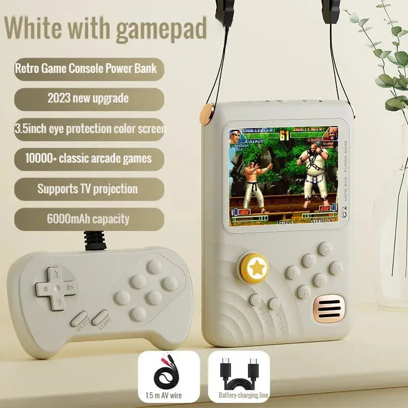 Consola Arcade de juegos con batería externa,  IPS , 3,5 mAh, 16 bits - La zona Apple