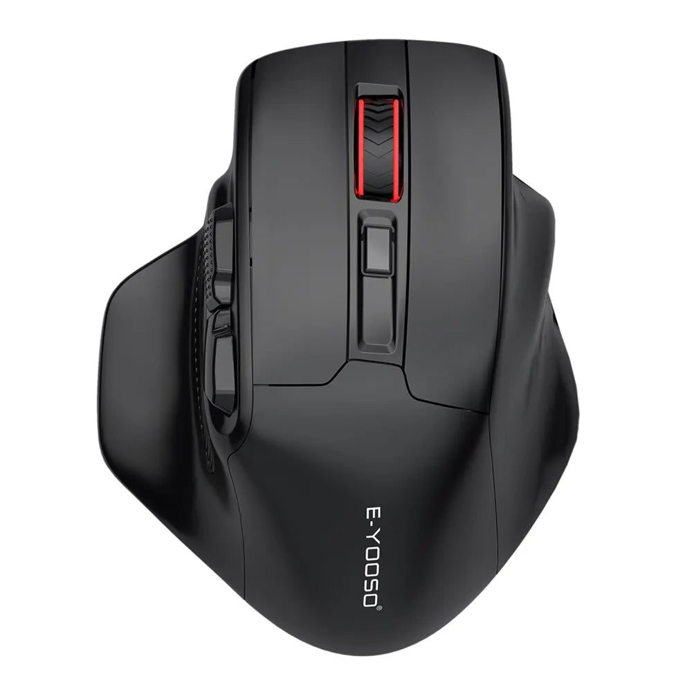 Ratón Inalámbrico para Juegos X-31: Periférico Grande con USB 2.4G, PAW3212 4800 DPI, 5 Botones para Ordenador Portátil y PC - La zona Apple