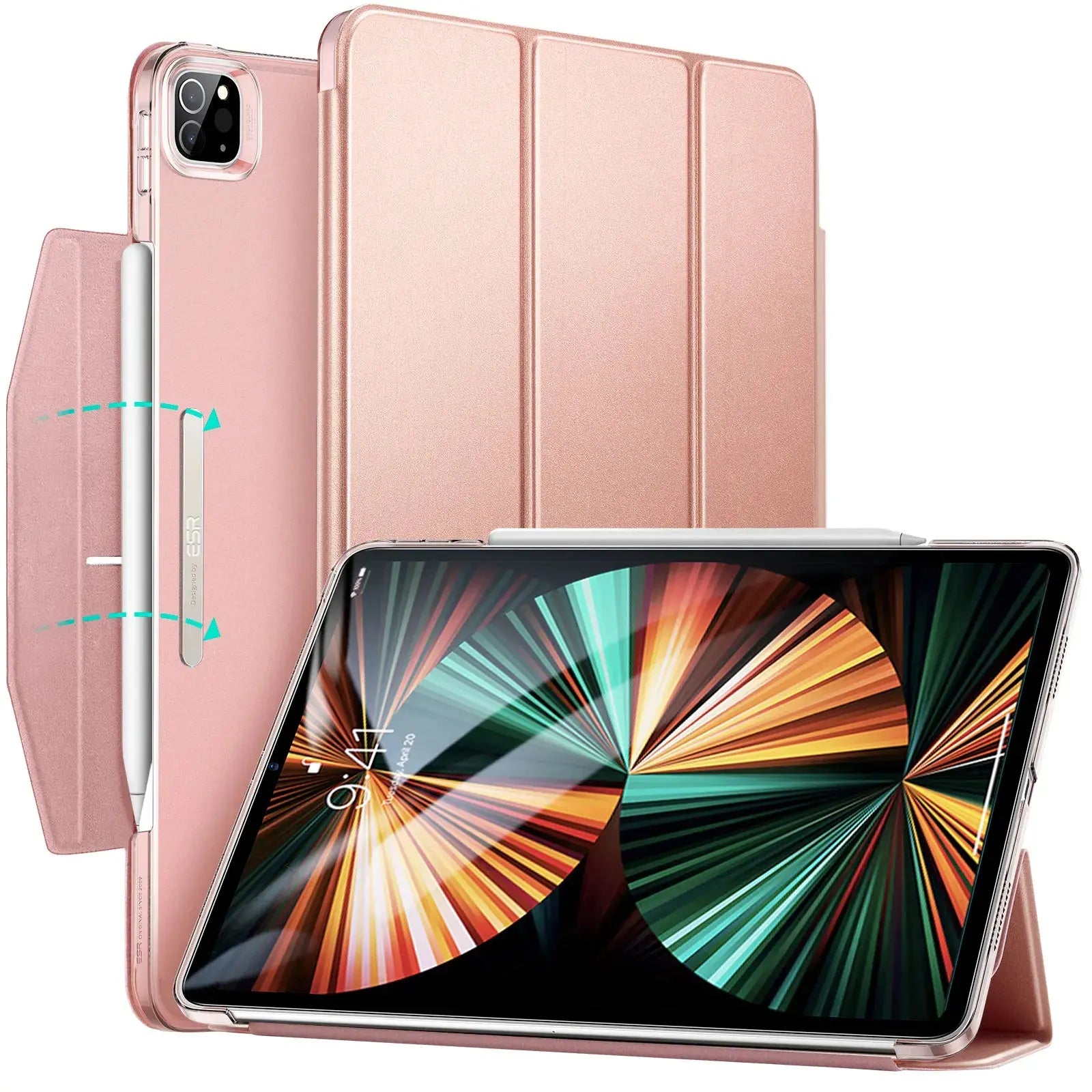 Funda Plegable ESR para iPad Pro 11 2021 y iPad Pro 12.9 2021 - Protección Inteligente y Estilo Elegante - La zona Apple