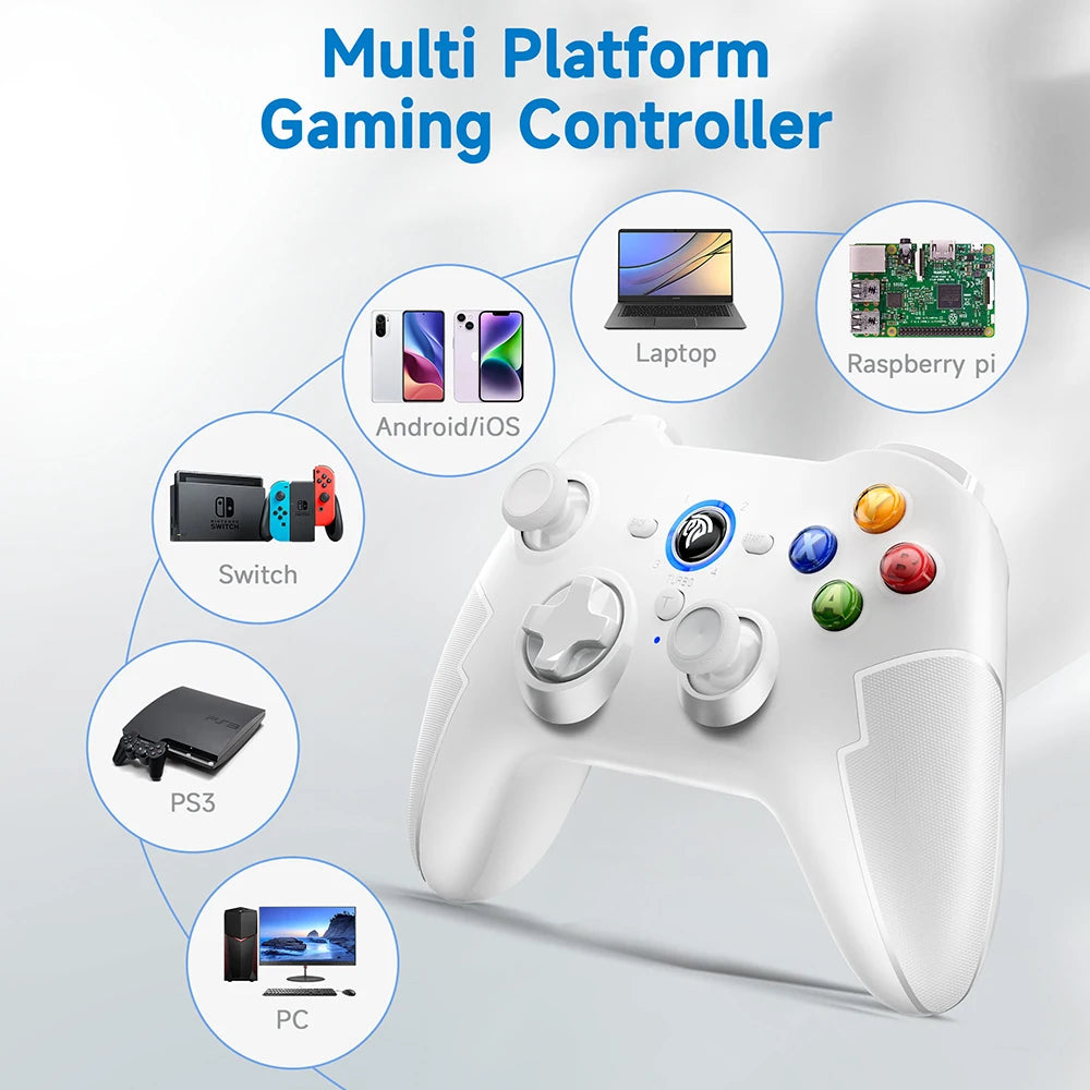 Mando inalámbrico 9013 Pro 2,4G,  Bluetooth para PC, Nintendo Switch, disparador Hall - La zona Apple
