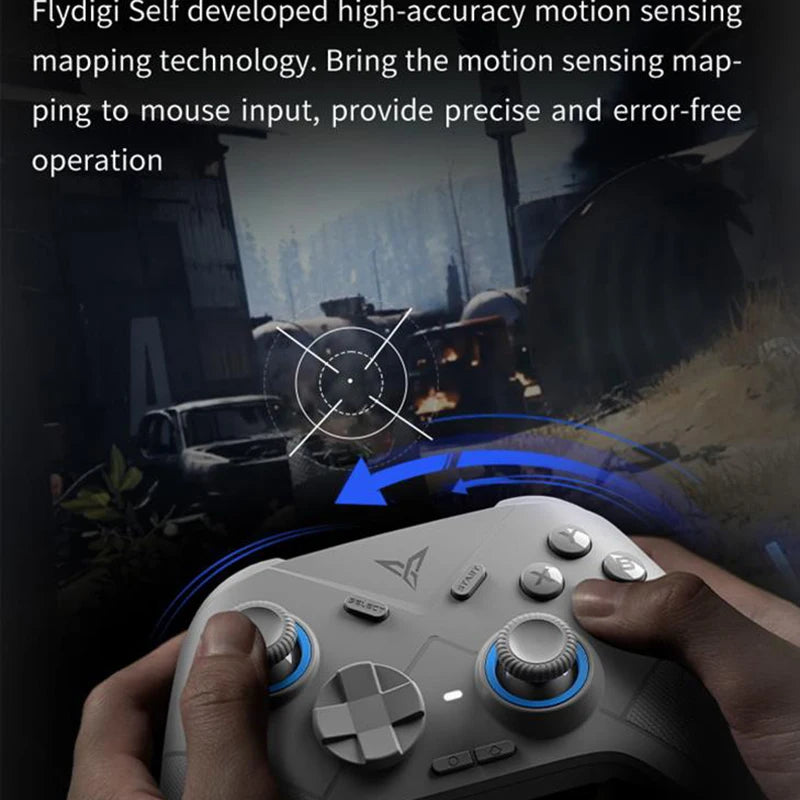 Gamepad Flydigi Direwolf para PC/NS/Android/iOS con Bluetooth y Joystick de efecto Hall - La zona Apple