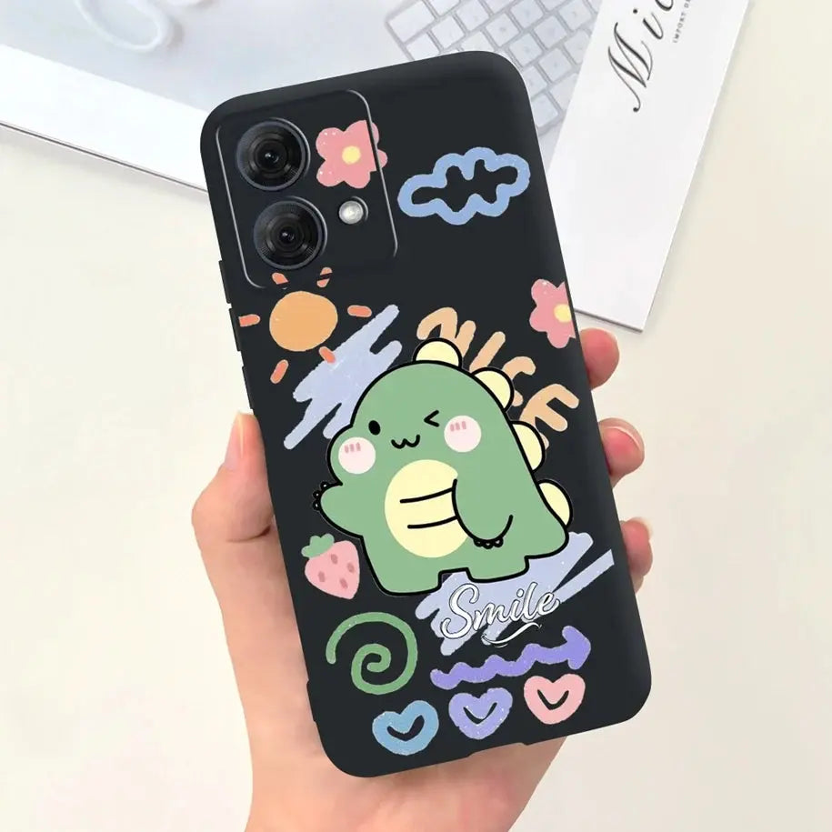 Funda de Silicona Suave Astronauta para Motorola Moto G54 y Moto G84 - La zona Apple