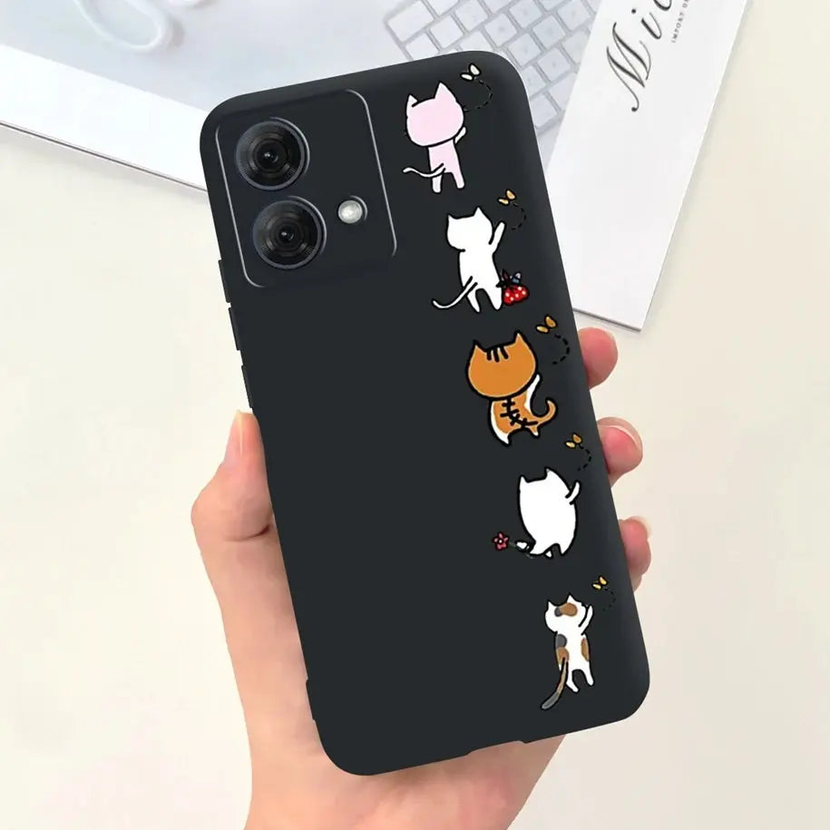 Funda de Silicona Suave Astronauta para Motorola Moto G54 y Moto G84 - La zona Apple