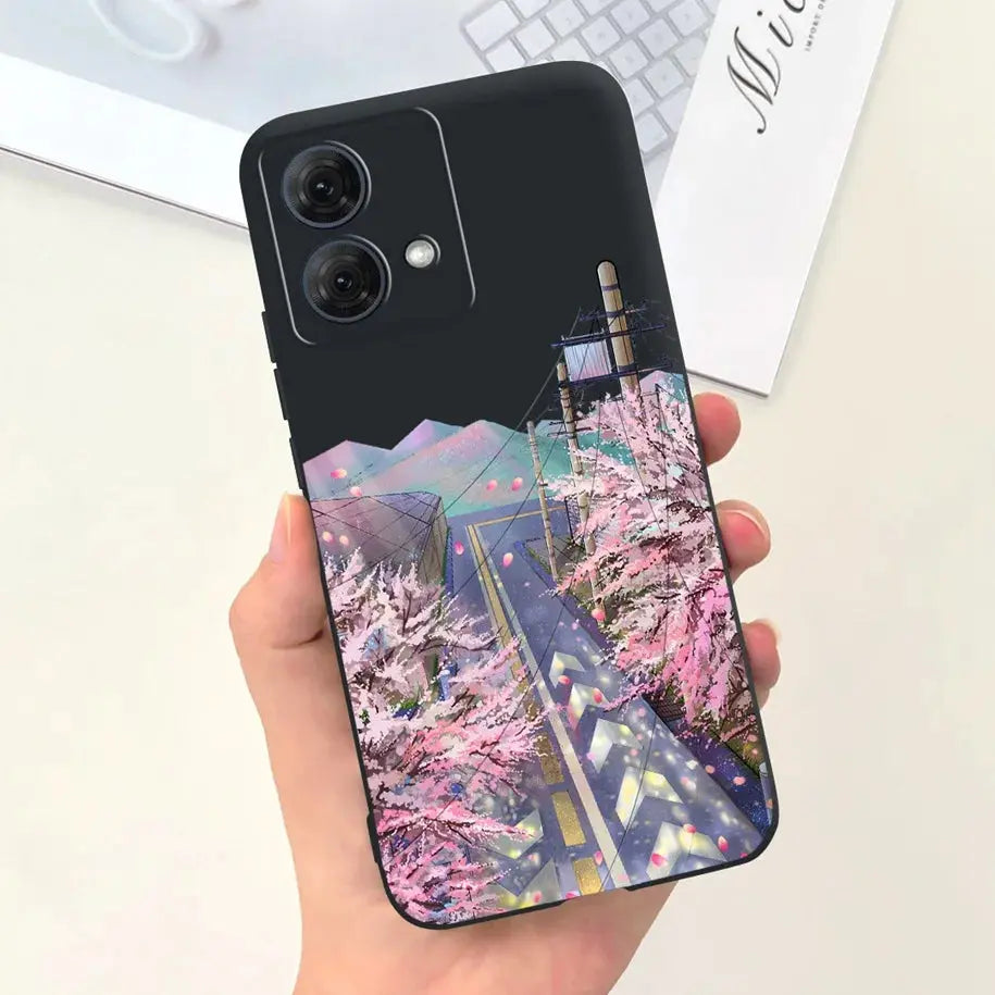 Funda de Silicona Suave Astronauta para Motorola Moto G54 y Moto G84 - La zona Apple