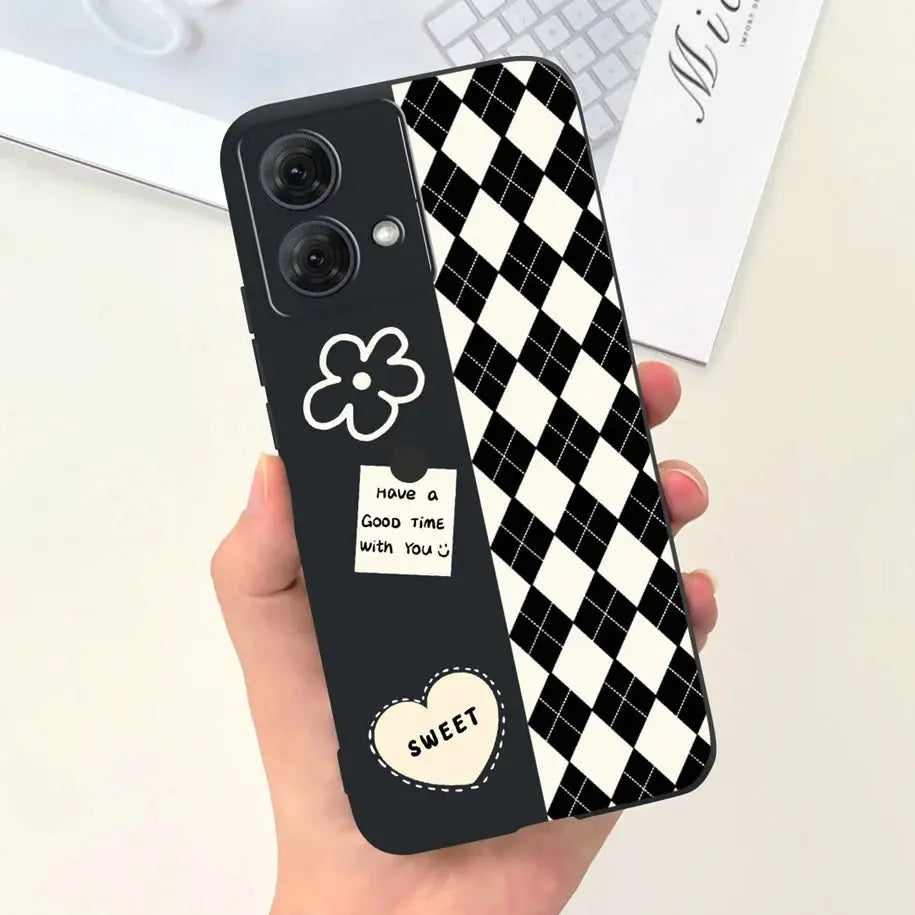 Funda de Silicona Suave Astronauta para Motorola Moto G54 y Moto G84 - La zona Apple