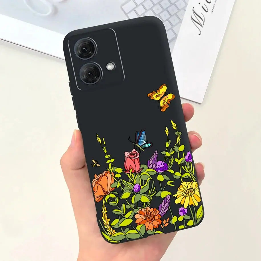Funda de Silicona Suave Astronauta para Motorola Moto G54 y Moto G84 - La zona Apple
