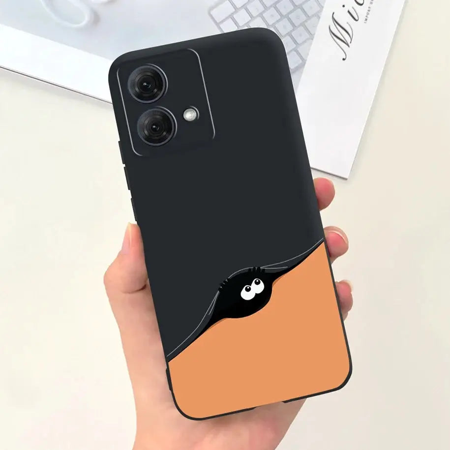 Funda de Silicona Suave Astronauta para Motorola Moto G54 y Moto G84 - La zona Apple