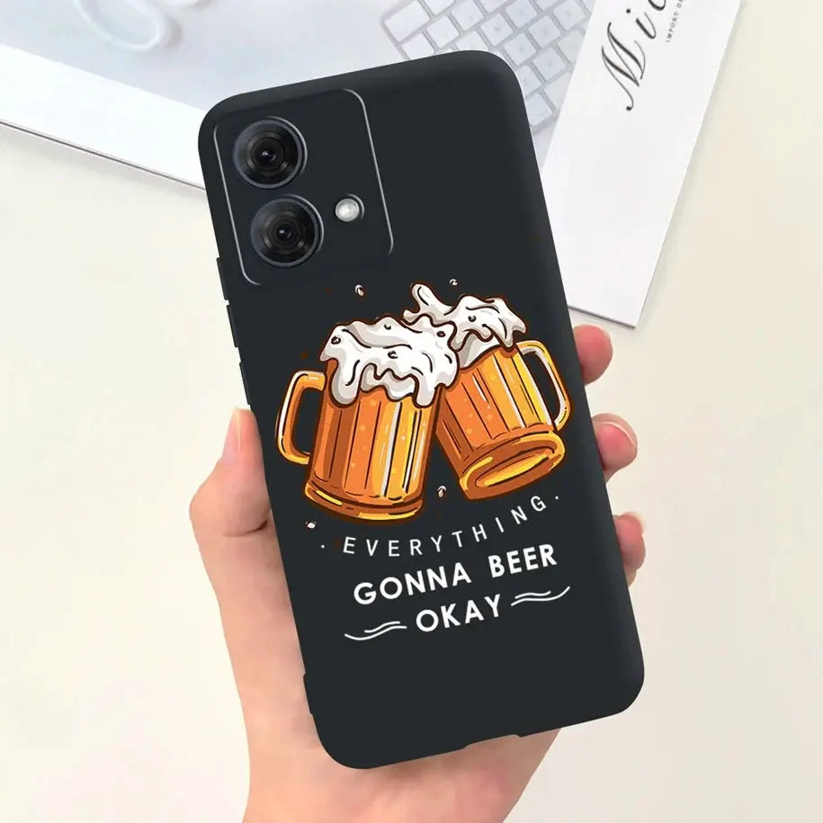 Funda de Silicona Suave Astronauta para Motorola Moto G54 y Moto G84 - La zona Apple