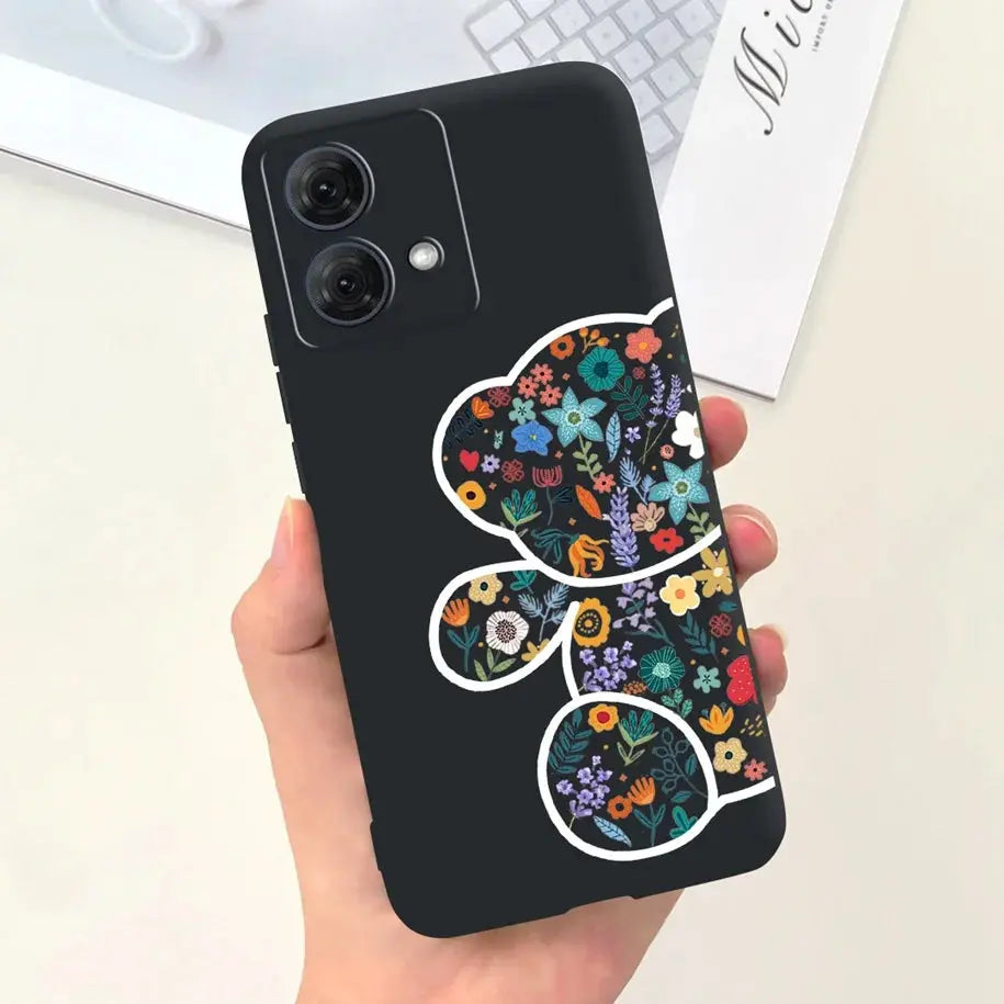 Funda de Silicona Suave Astronauta para Motorola Moto G54 y Moto G84 - La zona Apple