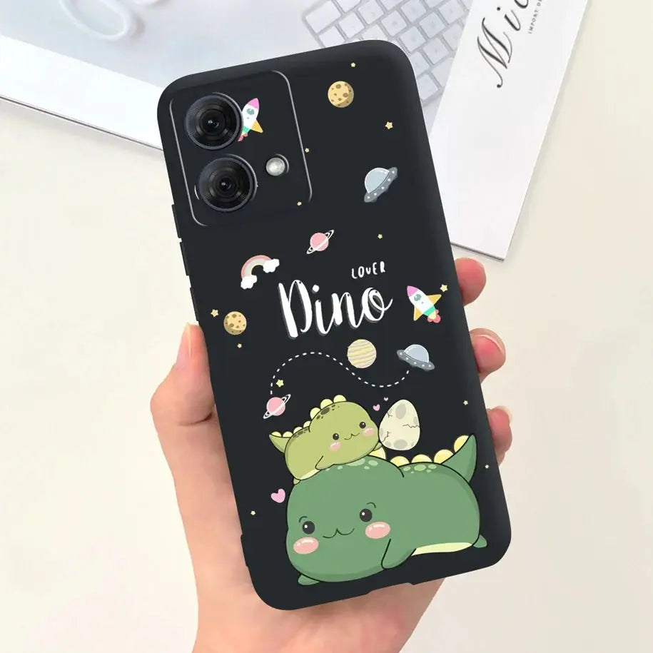 Funda de Silicona Suave Astronauta para Motorola Moto G54 y Moto G84 - La zona Apple