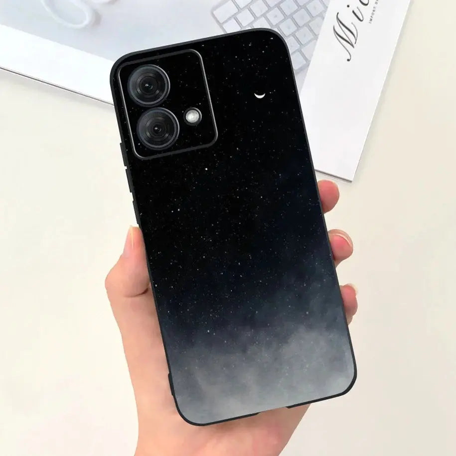 Funda de Silicona Suave Astronauta para Motorola Moto G54 y Moto G84 - La zona Apple