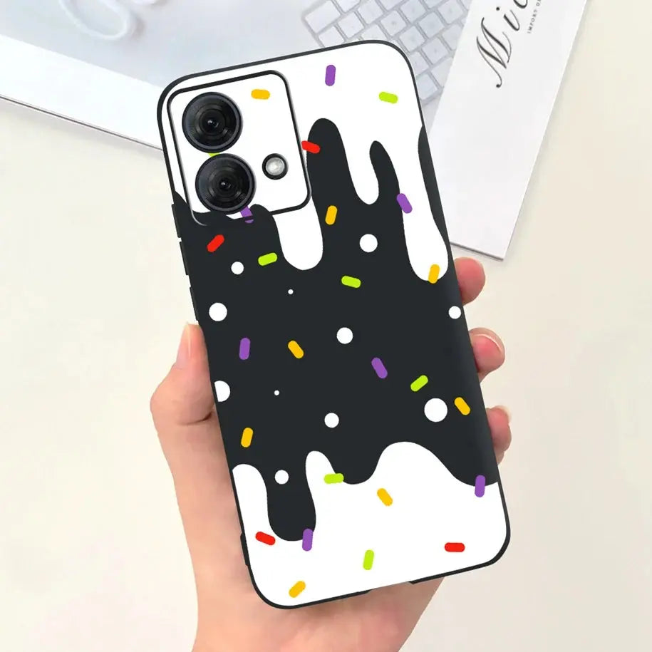 Funda de Silicona Suave Astronauta para Motorola Moto G54 y Moto G84 - La zona Apple