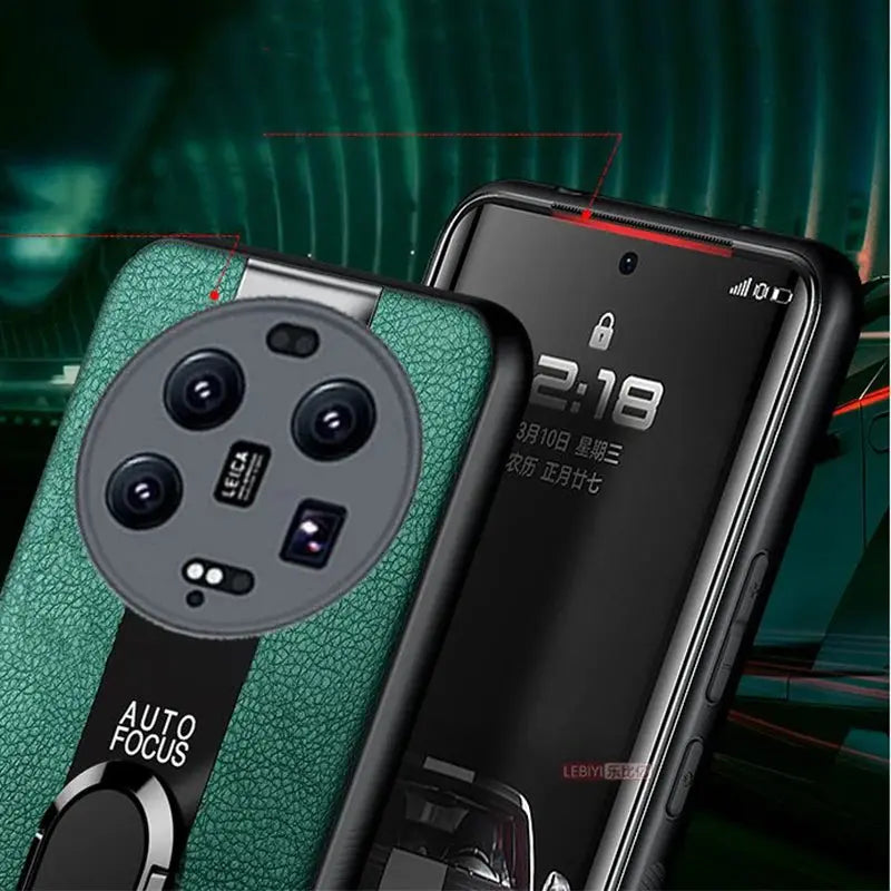 Funda magnética  con anillo para Xiaomi 13 Ultra, Protección de lente - La zona Apple