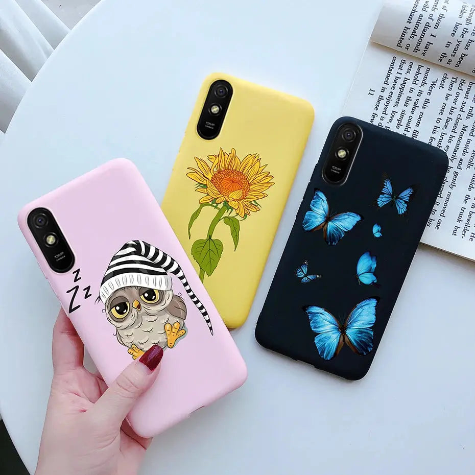 Funda Xiaomi Redmi 9A fabricada en silicona y con diseños modernos - La zona Apple