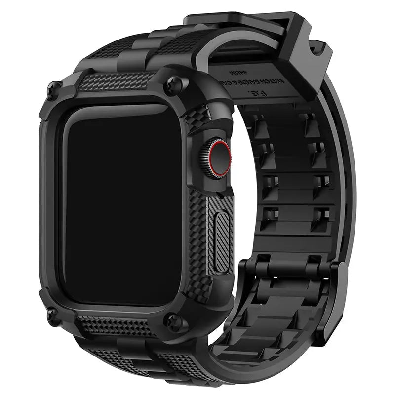 correa con funda protectora de pantalla para Apple Watch + funda 40/41/44/45/49mm con funda protectora de pantalla - La zona Apple