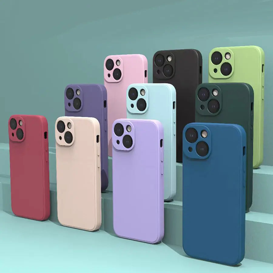 Funda TPU Gel Para IPHONE 14 PLUS PRO MAX 2022 Carcasa Protector Cubre Camara Relieve Color Lente Silicona España La zona Apple