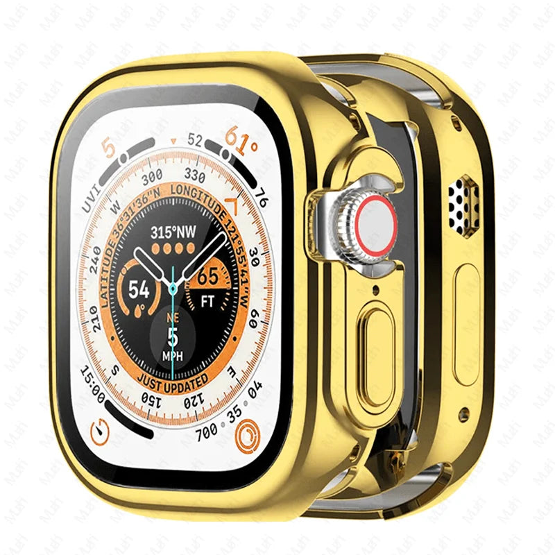 Funda completa de TPU para Apple Watch, Protector de pantalla de 49mm, 42mm, 44mm, 40mm, 38mm, series iWatch 8, 7, 6, 5, 4, 3, SE, 45mm, 41mm - La zona Apple