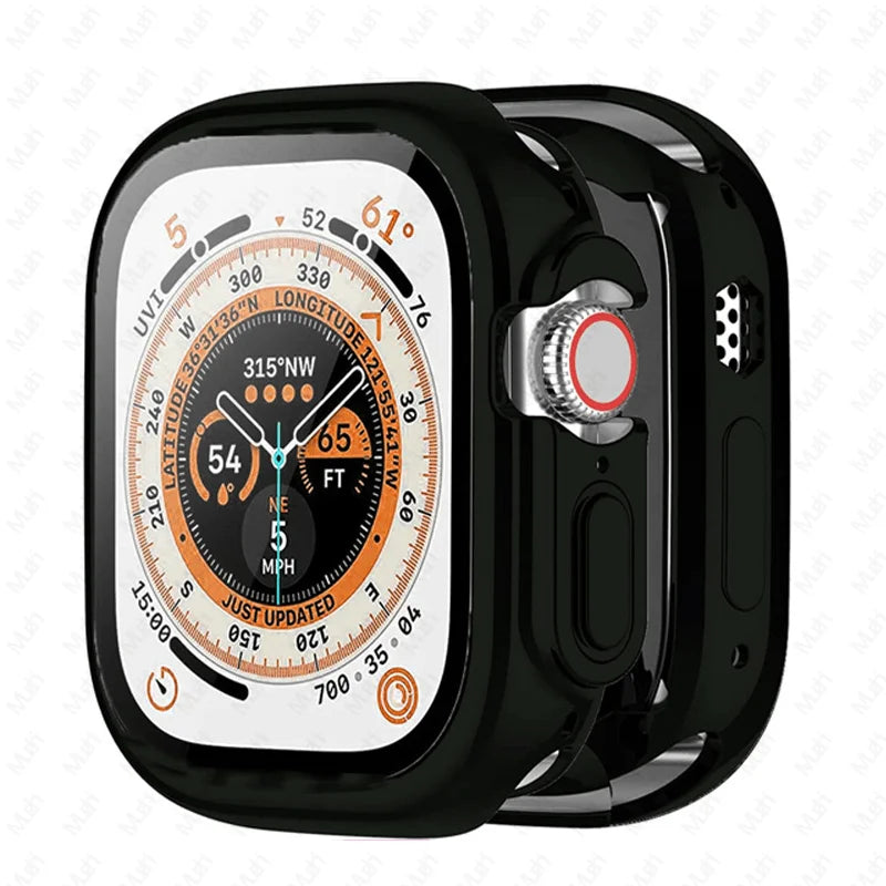 Funda completa de TPU para Apple Watch, Protector de pantalla de 49mm, 42mm, 44mm, 40mm, 38mm, series iWatch 8, 7, 6, 5, 4, 3, SE, 45mm, 41mm - La zona Apple